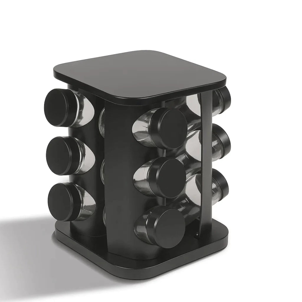 Étagère à Épices Rotative avec 12 Pots | Organisation Cuisine