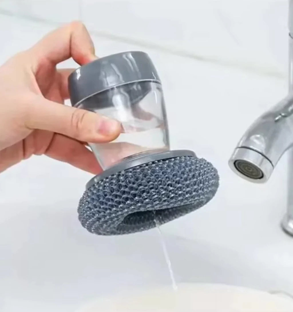 Éponge Nettoyante en Acier Rechargeable | Nettoyage Cuisine